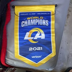 Rams SB World Champs 2021 Banner