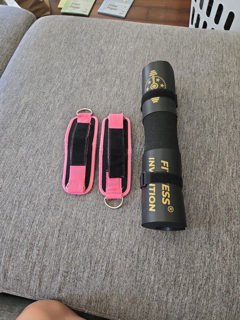 Ankle Straps & Barbell Pad