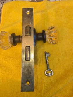 Antique door lock.