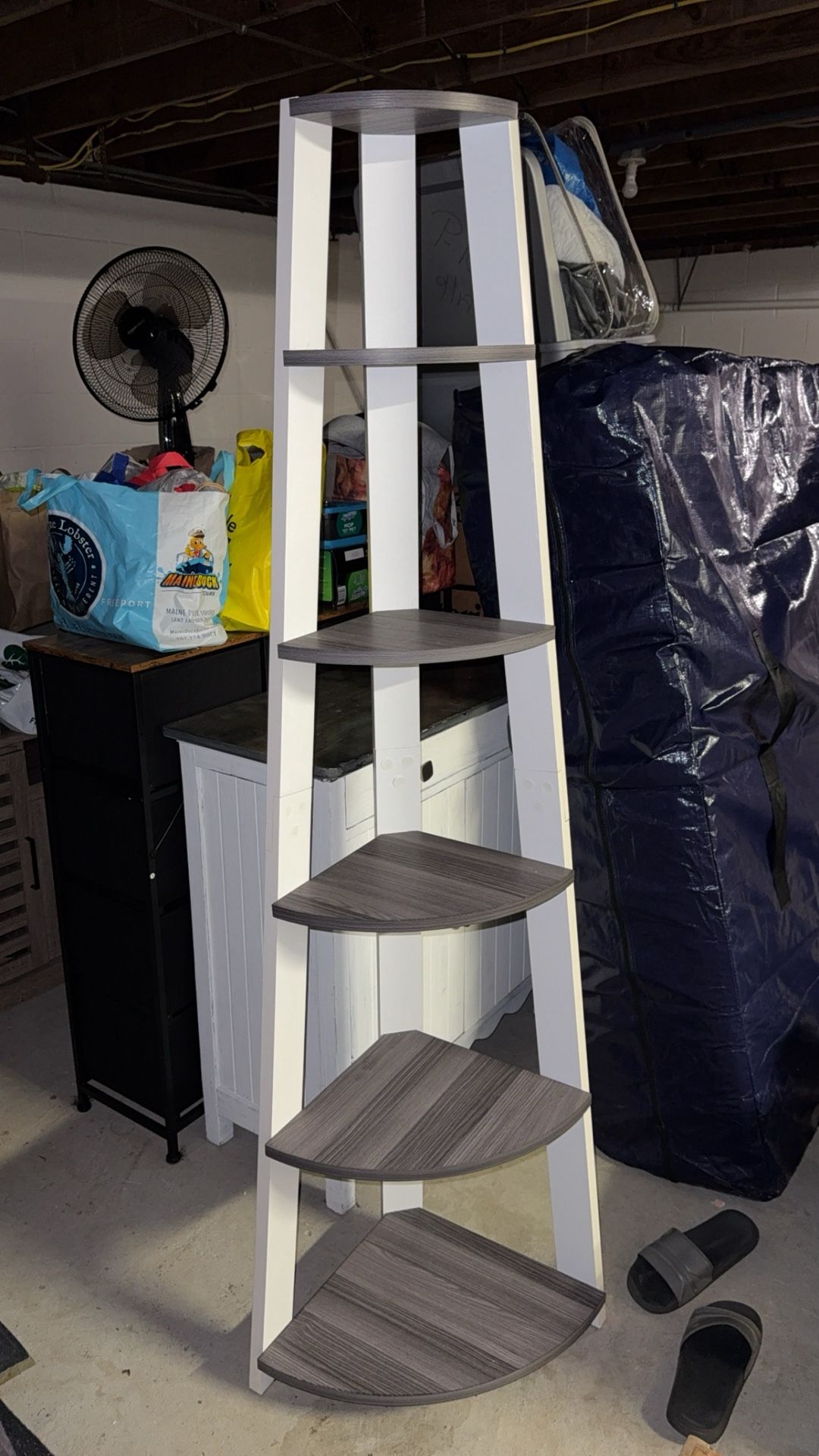 Corner Tall Shelving Unit