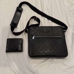 Gucci wallet and shoulder bag