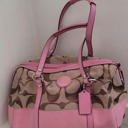 Vintage Pink Coach Purse