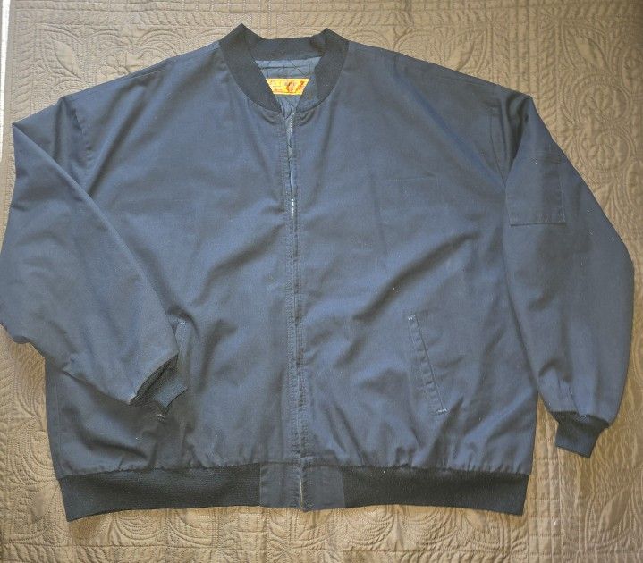 RED KAP quilted Lined Bomber Worwear Jacket Men's Size 5XL 