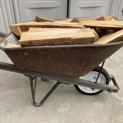 Pine Firewood For Sale $25 A Wheel Barrel 