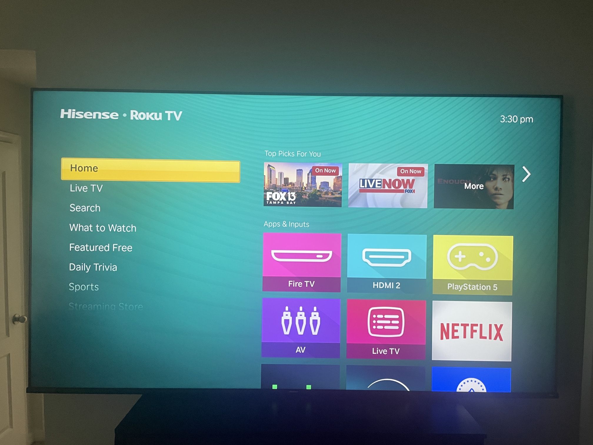 75” Hisense Roku Tv