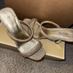 Michael Kors Clara Sandal Pale Gold 