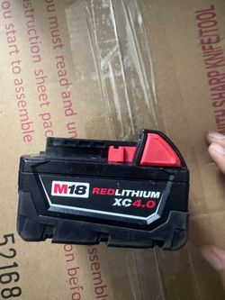 Milwaukee M18 4.0 Battery