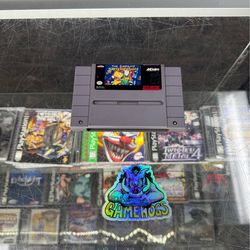 Barts Nightmare SNES $35 Gamehogs 11am-7pm