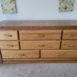 Solid Oak Dresser