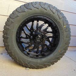 20X9 TIS Offroad Gloss Black Rims LT 295 65 20 RBP R/T *8X6.5* *+1MM
