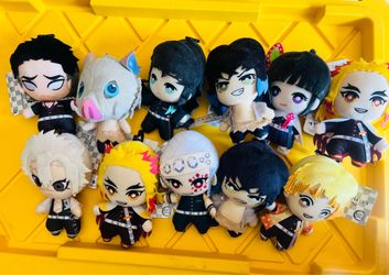 Demon slayer plush hanging bag clips