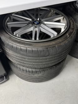 4 Rims Size 20”  4 Tire Set Goodyear 