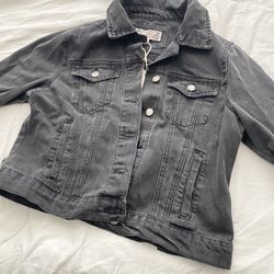 Denim Off Black Jacket