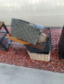 Mixed Storage Baskets and Bins Lot-OBO