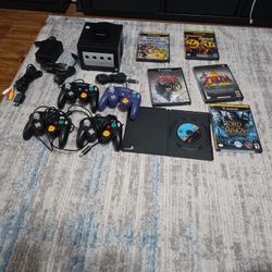 Complete GameCube With Legend Of Zelda Twilight Princess 