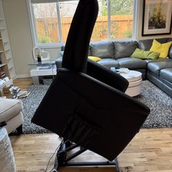 Power Lift Recliner Chair – Faux Leather – Power Assist Stand-Up 