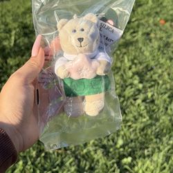 Starbucks Cherry Blossom Bear Keychain 2026