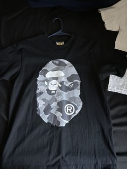 Black Men's Medium Real Bape Shirt