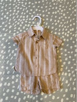 Carters 2 piece Stripe Top and Short 3 months