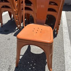 Orange Chairs (indoor/outdoor)
