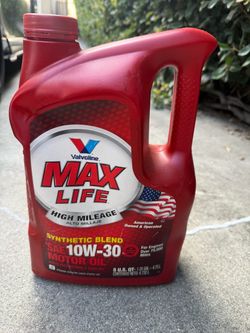 10W 30 Valvoline synthetic blend