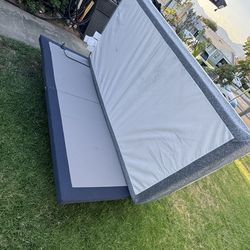 Sven & Son Bliss Adjustable Bed Base-Frame + 14 inch Hybrid Spring Matt (Medium Soft), Head and Foot Lift, Lumbar, Pillow-Tilt, Massage, Under-Bed Lig