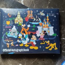 Disney Blue Autograph Book NWT