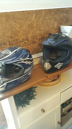 Adult and youth biker helmets