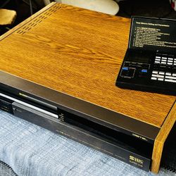 JVC HR-S8000U Super VHS Video Cassette Recorder S-VHS W/ REMOTE Tested WOW 🤩