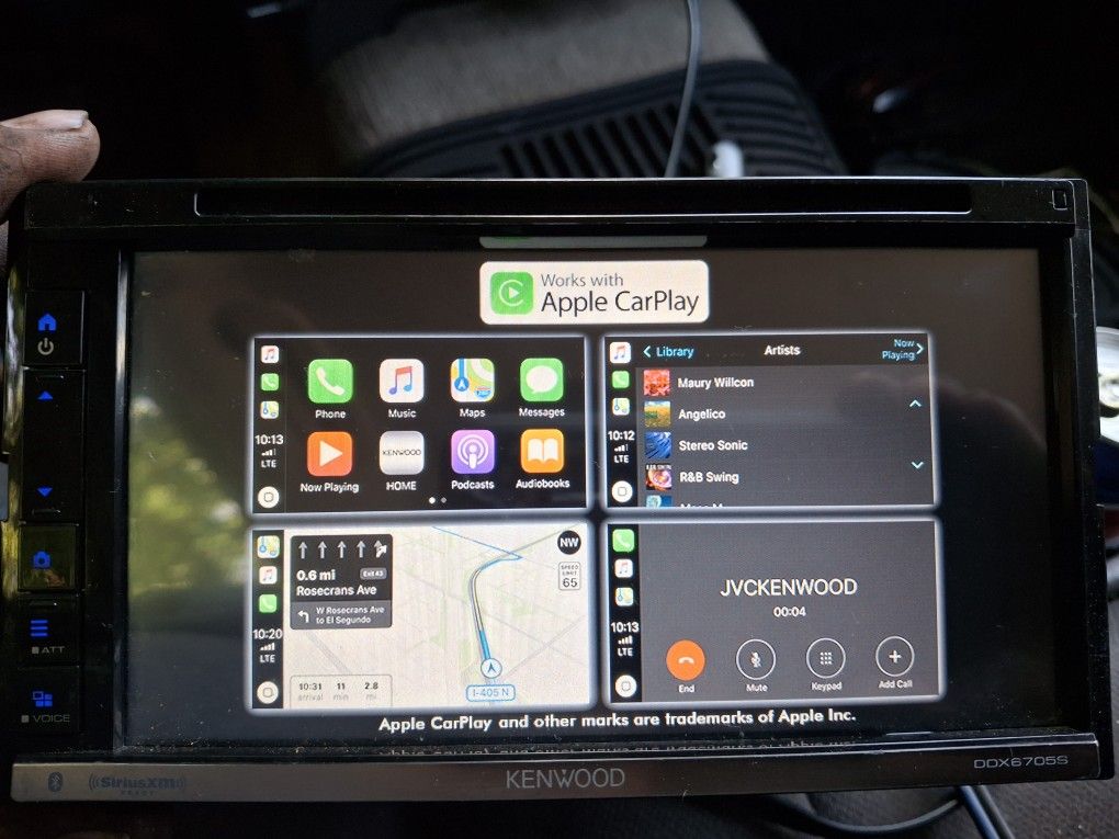 STEREO KENWOOD CD DVD AUX USB BLUETOOTH APLE CAR PLAY ANDROID GOOD CONDICIÓN ABLO ESPAÑOL