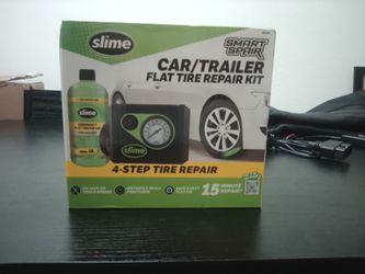 Auto Emergency Kit Bundle – Slime Tire Repair Kit + Duralast 4-Ton Bottle Jack – OC Pickup