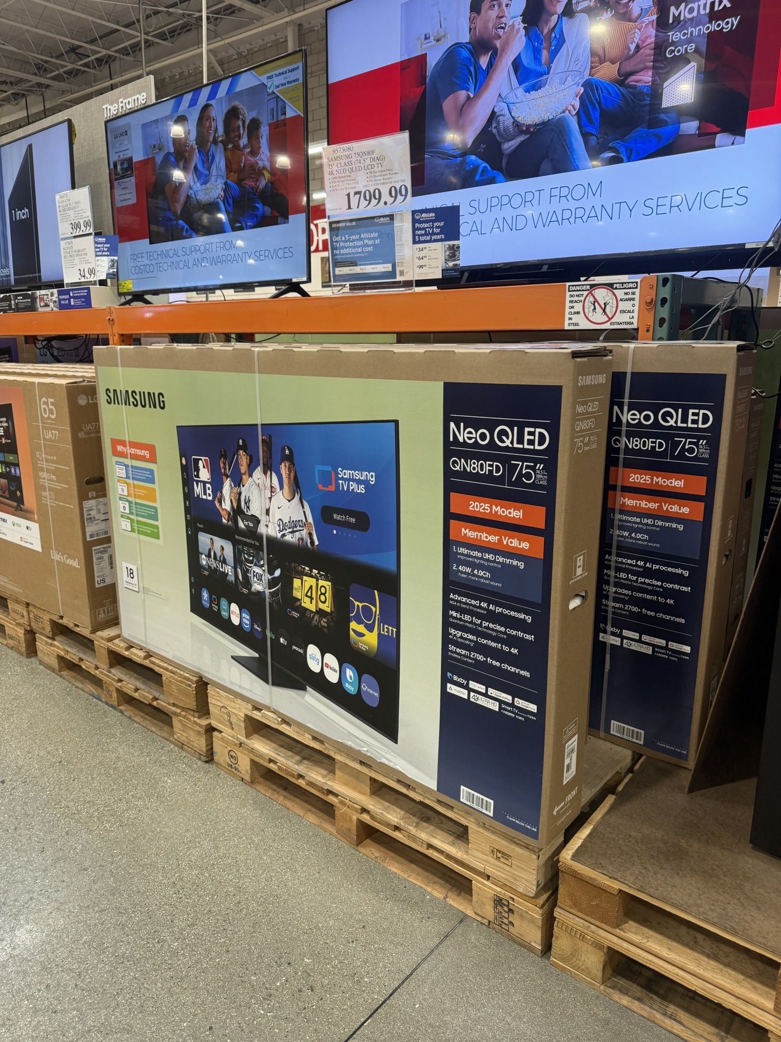 75 Samsung Neo QLED QN80F 4K HDR Smart TV