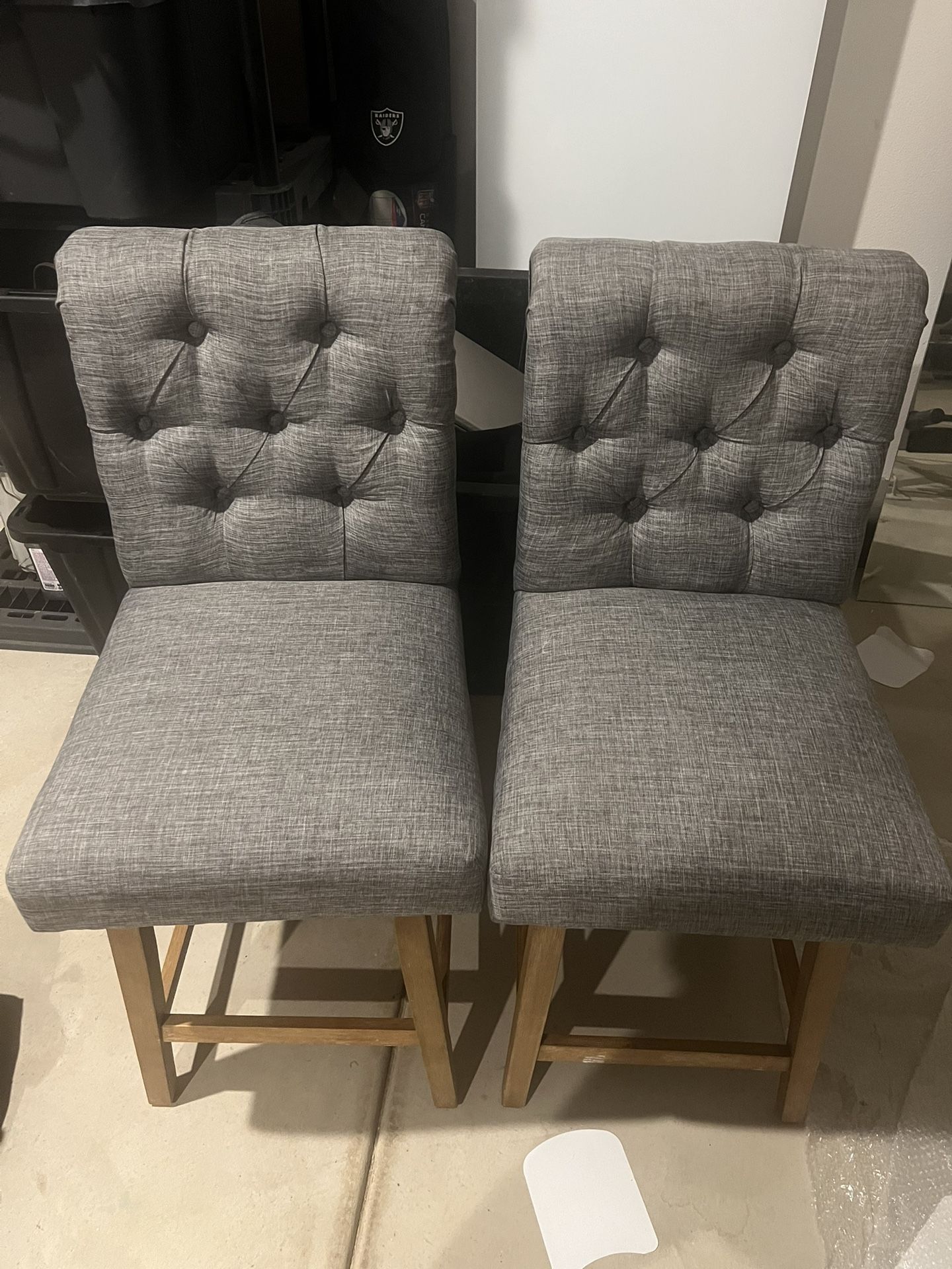 Grey Counter Stool Chair