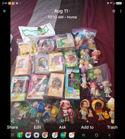 Vintage Strawberry Shortcake Doll Collection Lot