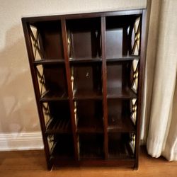 Chippendale Style Wood Bookcase
