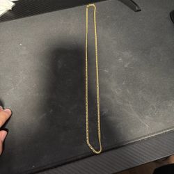 Miami Cuban link Gold chain 24 Inch 9 grams