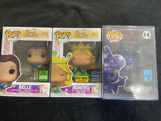 Funko Disney Bundle - Belle, Enchantress, Mickey Mouse