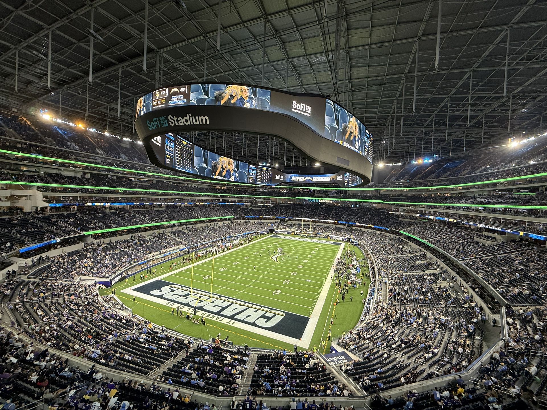 Chargers Vs Steelers Game 11/9. First Row