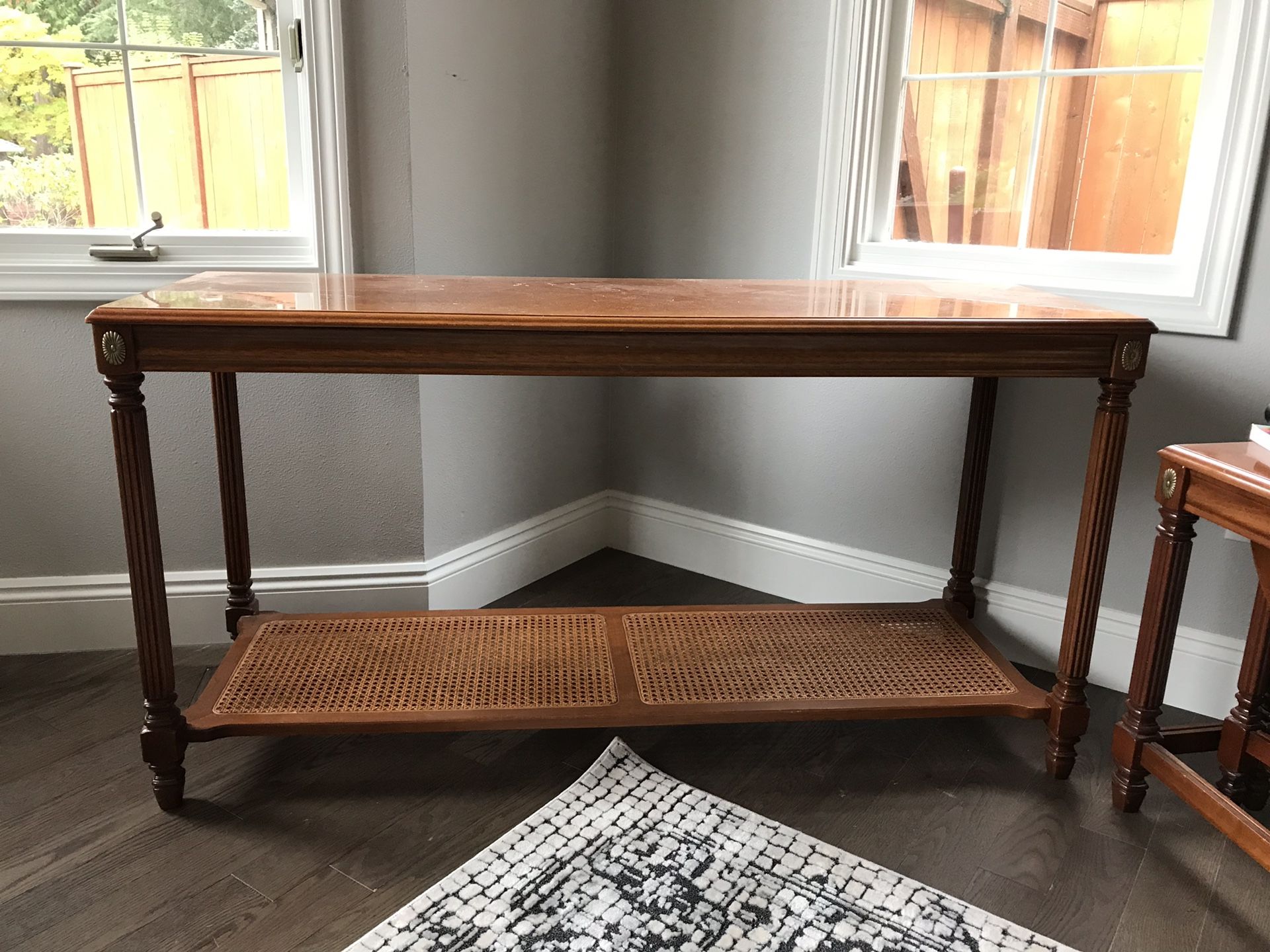 Amazing condition- real wood Console Table