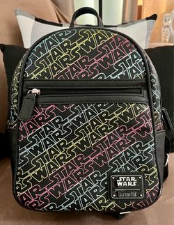 Loungefly Star Wars Rainbow Color Logo Mini Backpack-Pick Up Only Highland Park 90042