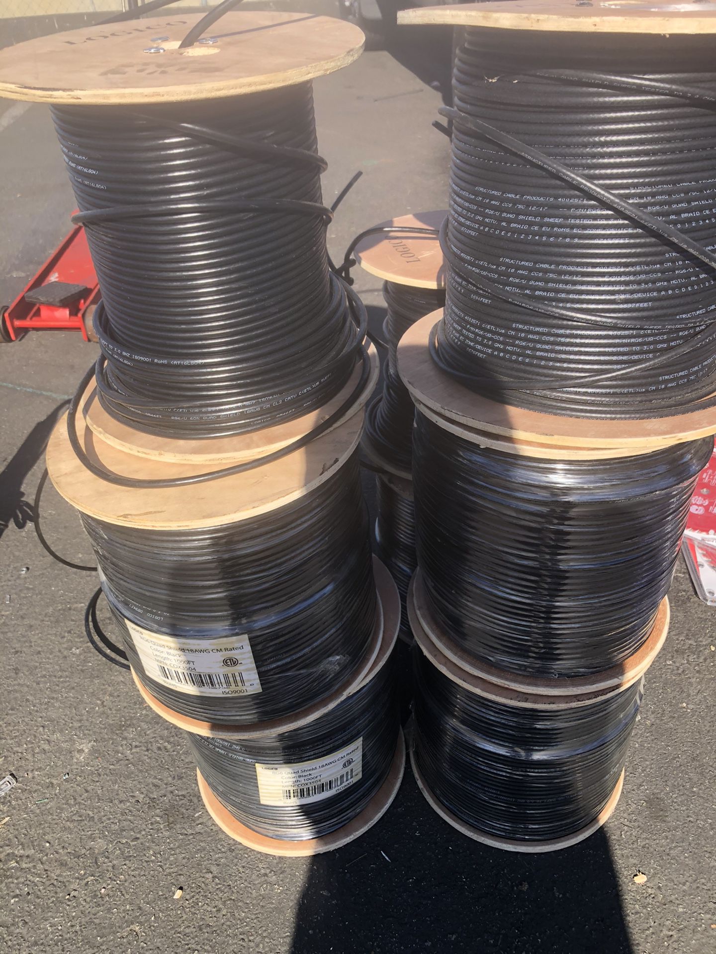 All 10Spools For 200.00 All Telecommunication System