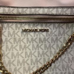 MK pink crossbody purse