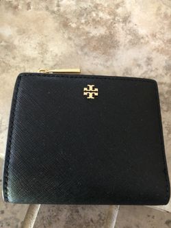 New Black Tory Burch Mini Wallet