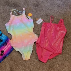 Girls Swim Suits Brand New