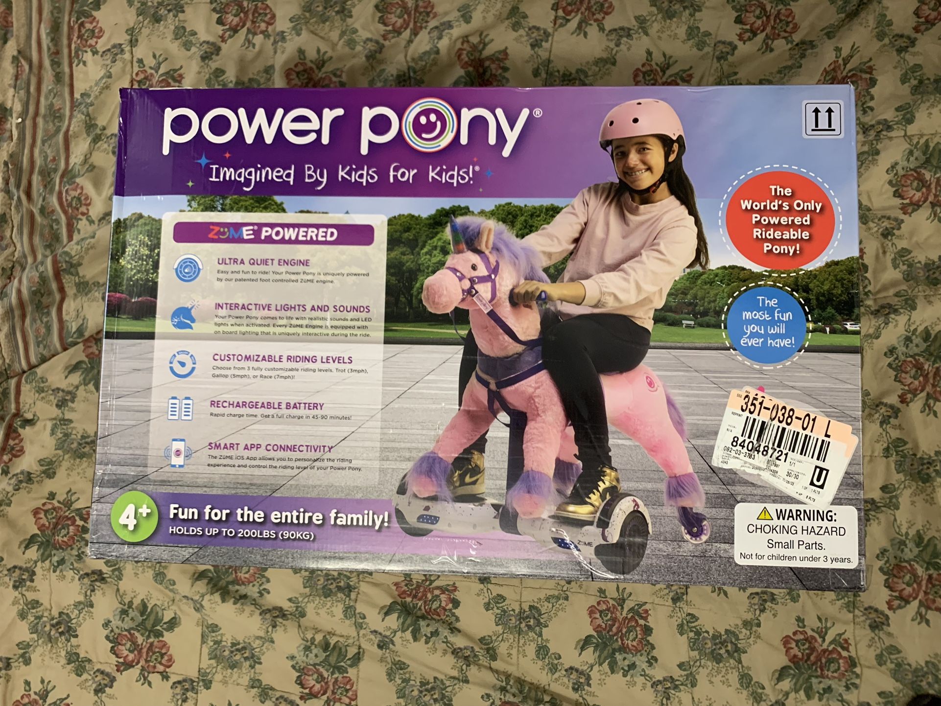 Power Pony Riding Toy - Princess Zume