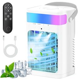 Portable Air Conditioner, Cooling Fan 3 Speeds & 3 Modes Personal Cooling Fan