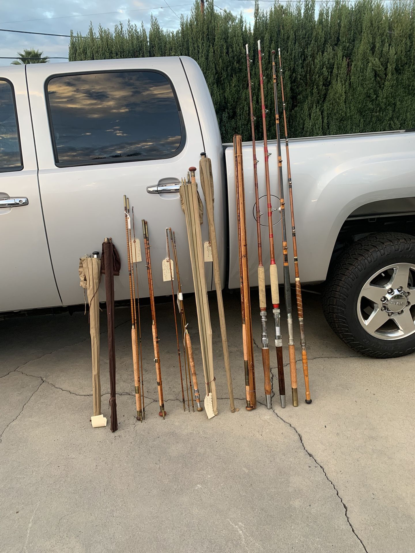 Vintage Bamboo Rods From Big Game To Fly Rods & So Much More