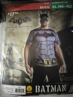 Halloween costume Batman adult size XL (40-42)