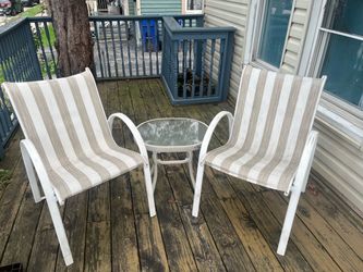 Three piece patio set