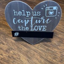 Wedding Hashtag Sign